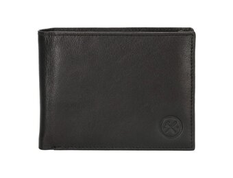 Hide & Stitches San Antonio portemonnee zwart