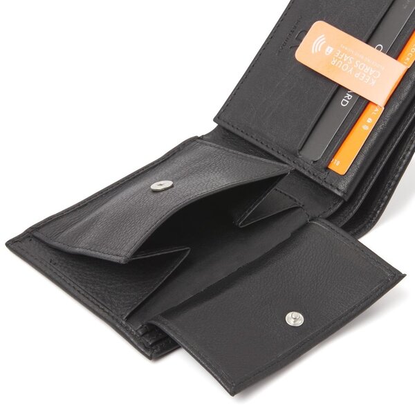 dR Amsterdam Toronto billfold zwart - 15524