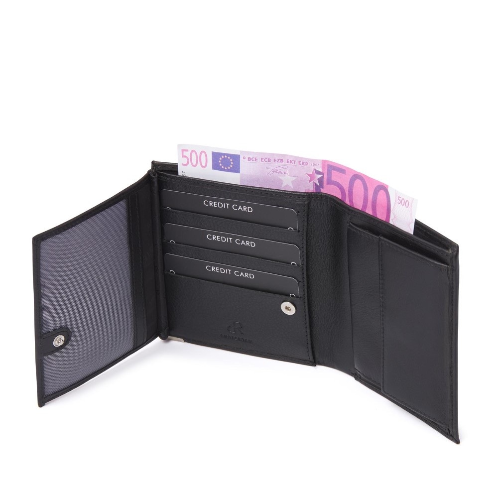 dR Amsterdam Toronto portefeuille zwart - 15704