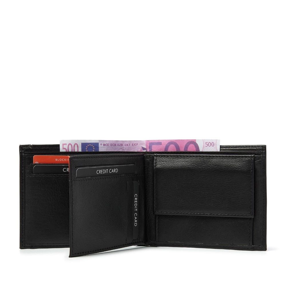 dR Amsterdam 67-Series billfold zwart - 67559