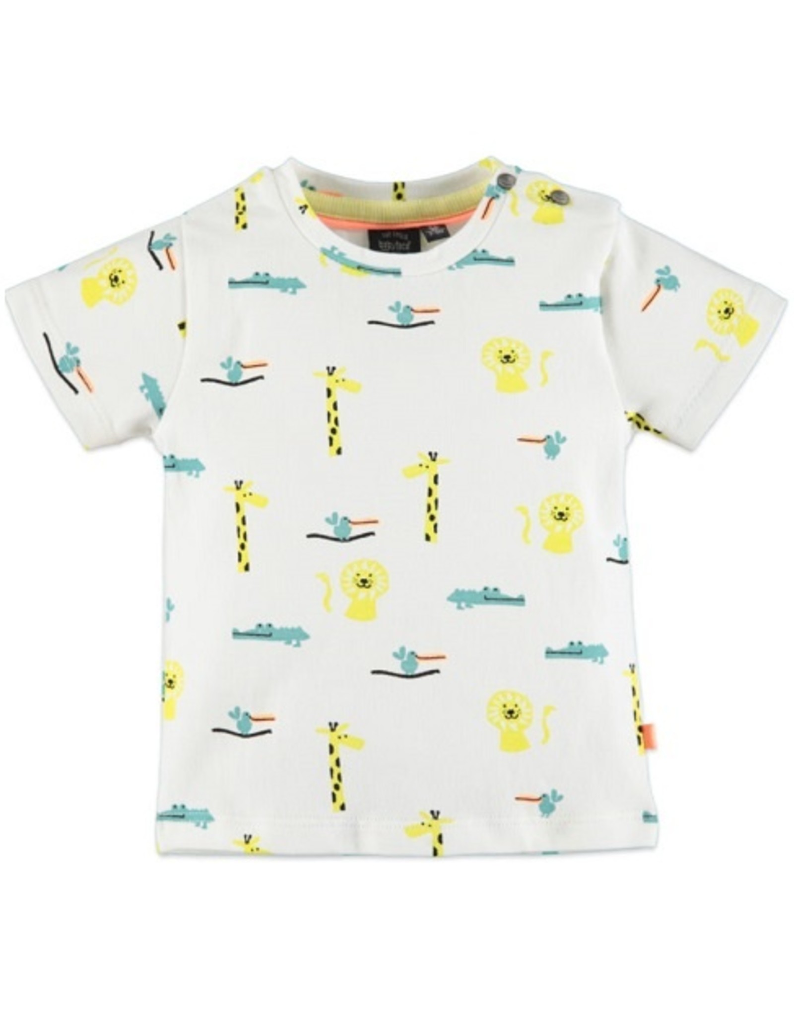 Babyface Jongensset T-shirt KM zoo + short geel