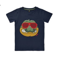 The New t-shirt navy crocco-zonnebril
