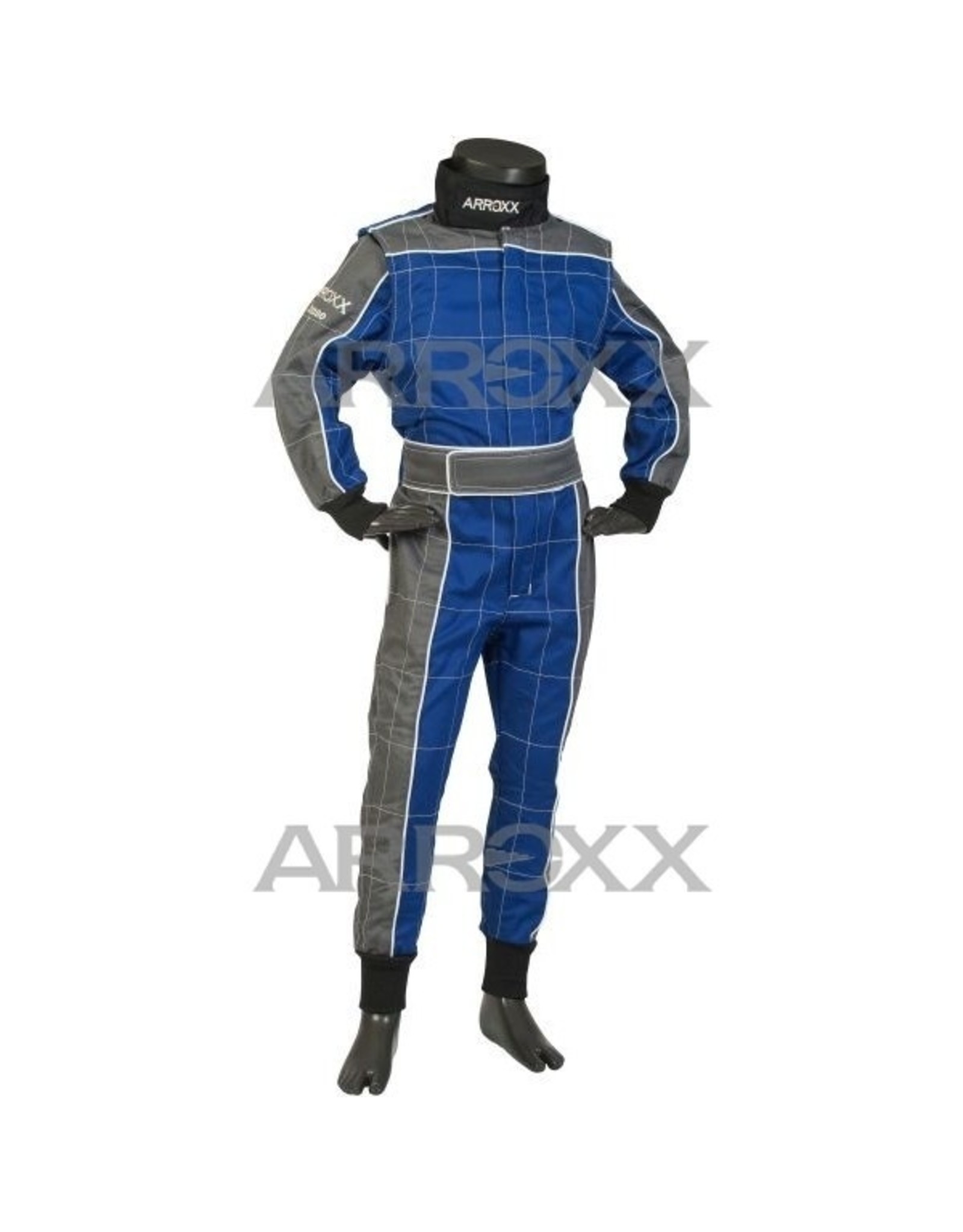 Arroxx Arroxx suit cotton blue grey