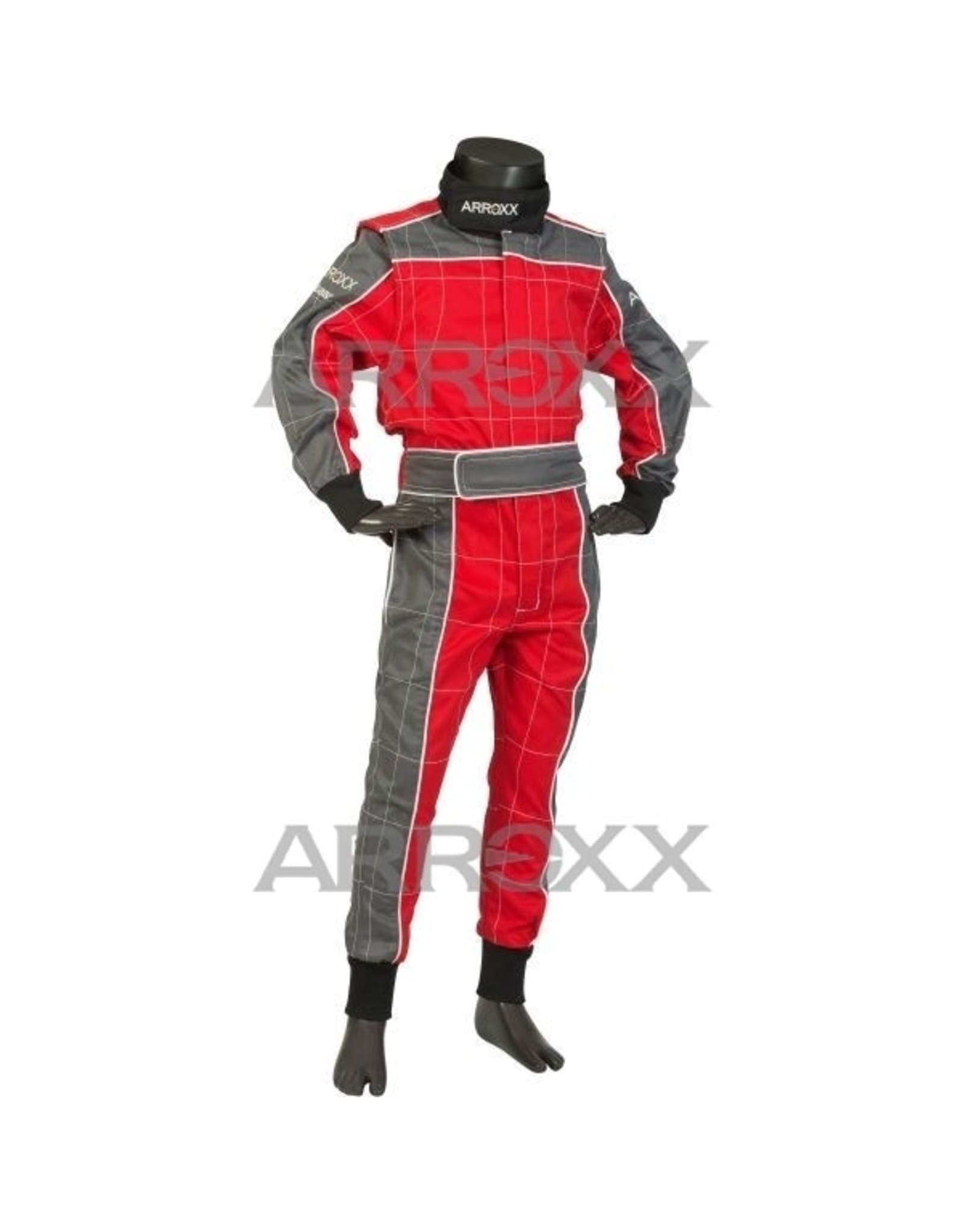 Arroxx Arroxx suit cotton red grey