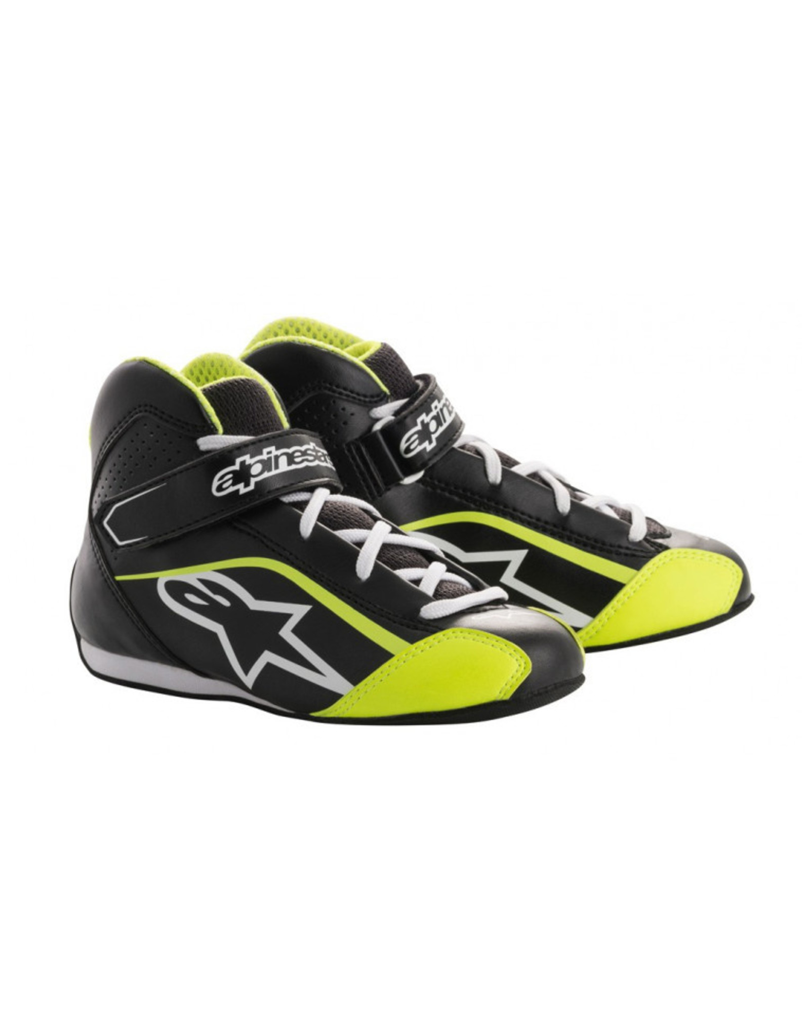 Alpinestars Alpinestars Tech-1 K S (Childeren kart shoes) Black/Fluor Yellow / white