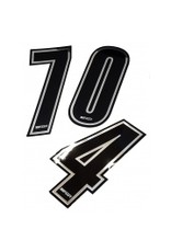 Top Kart Top kart number black / silver