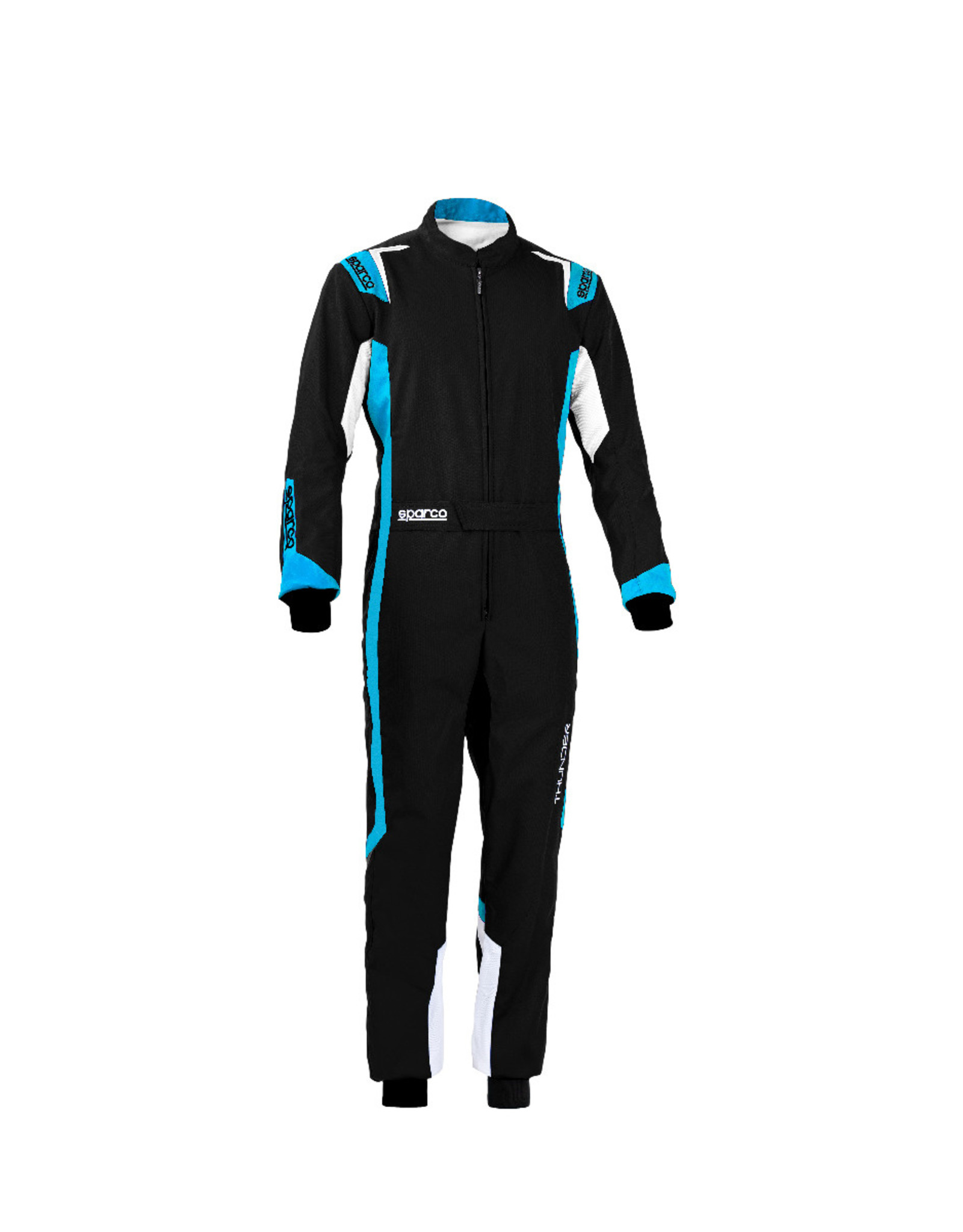 Sparco Sparco thunder overall kids zwart/blauw