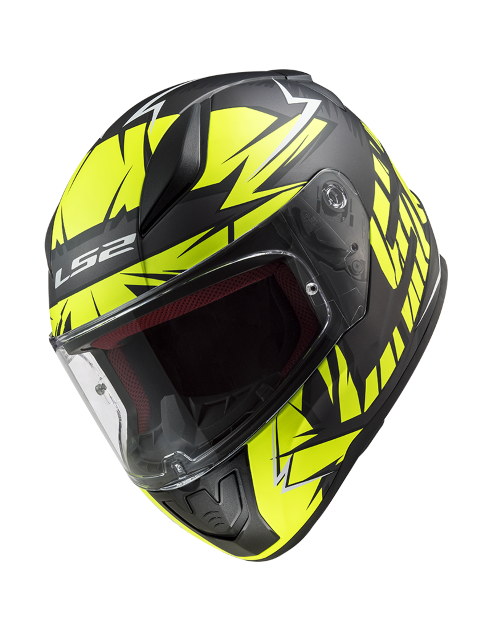 LS2 LS2 FF353 cromo  black/ fluor yellow