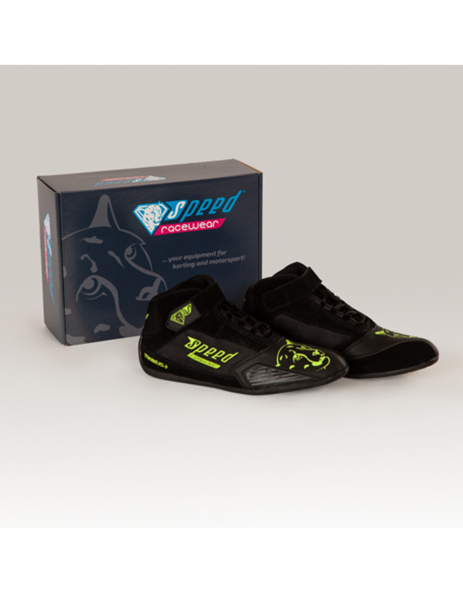 Speed Racewear Speed Torino KS-3 zwart/fluor geel