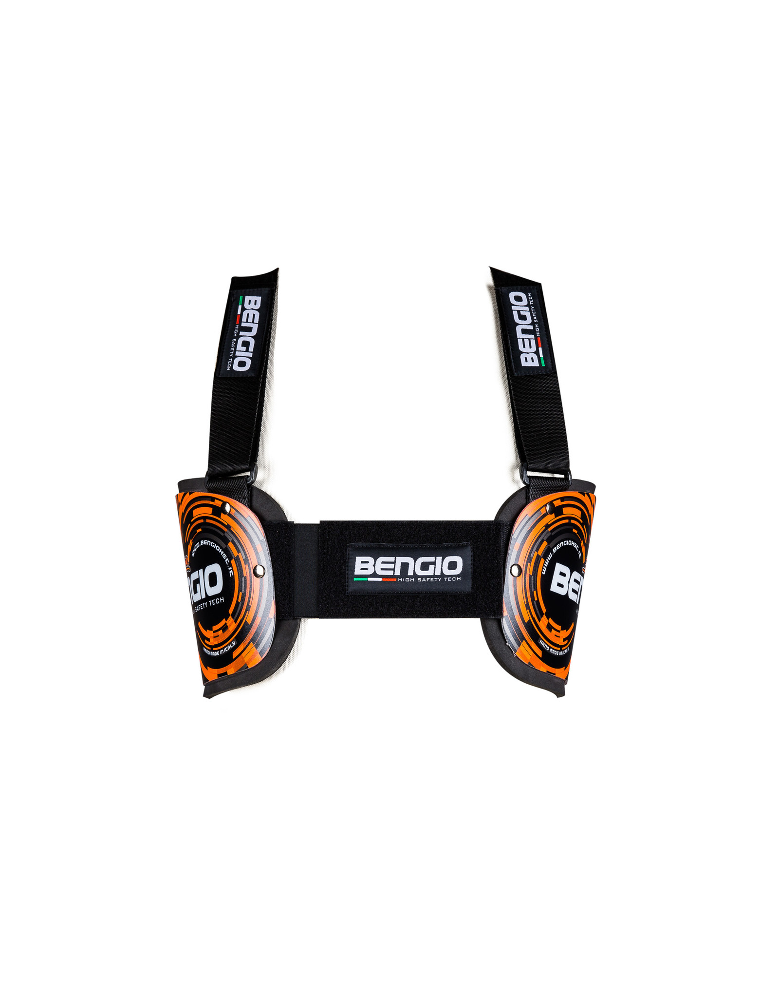 Bengio Bengio bumper rib protector black/ fluo orange