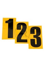 Kartsandparts Sticky number Yellow / black