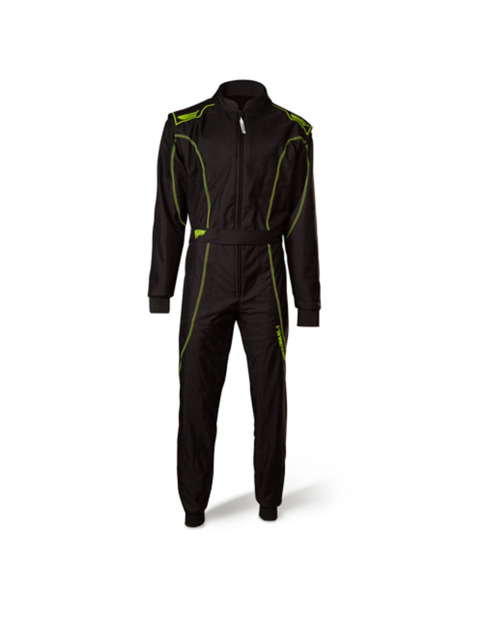 Speed Racewear Speed LVL2 suit RS-1 Barcelona black / Fluo Yellow