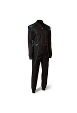 Speed Racewear Speed LVL2 Overall RS-1 Barcelona zwart/fluor cyan