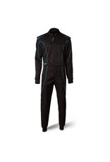 Speed Racewear Speed LVL2 suit RS-1 Barcelona black / Fluo cyan