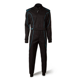 Speed Racewear Speed LVL2 suit RS-1 Barcelona black / Fluo cyan