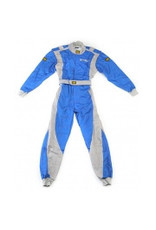 Top Kart Top Kart OMP overall maat Blauw/zilver