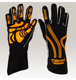 Speed Racewear Speed handschoenen Adelaide G-1 Zwart/fluor oranje
