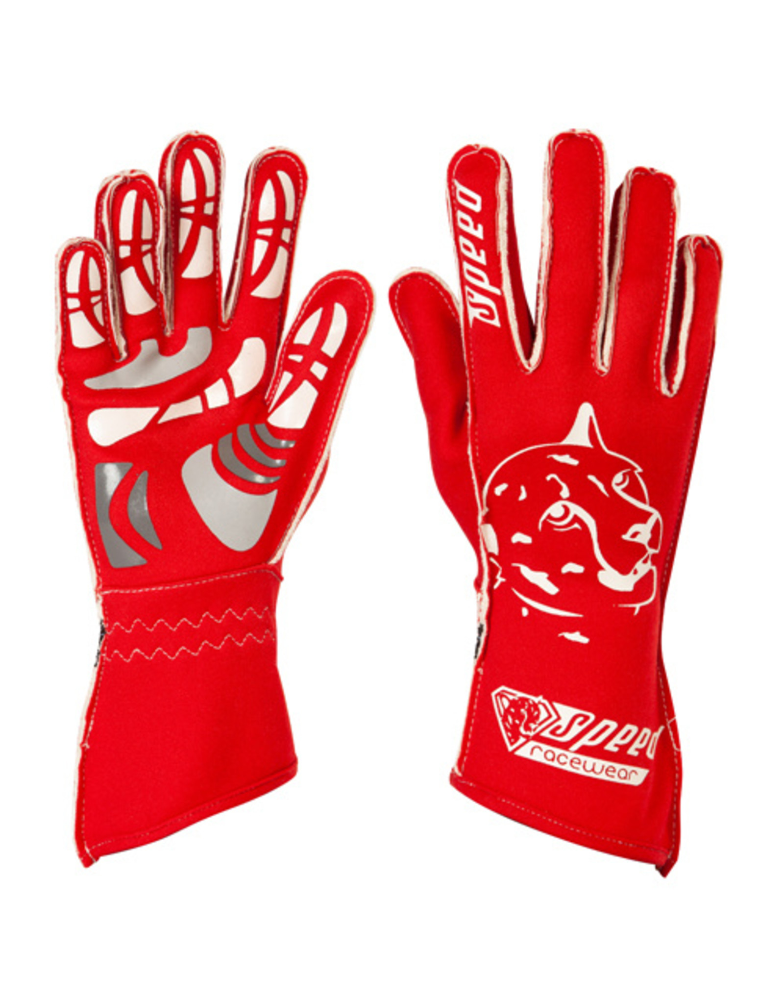 Speed Racewear Speed gloves Melbourne G-2 Red/White