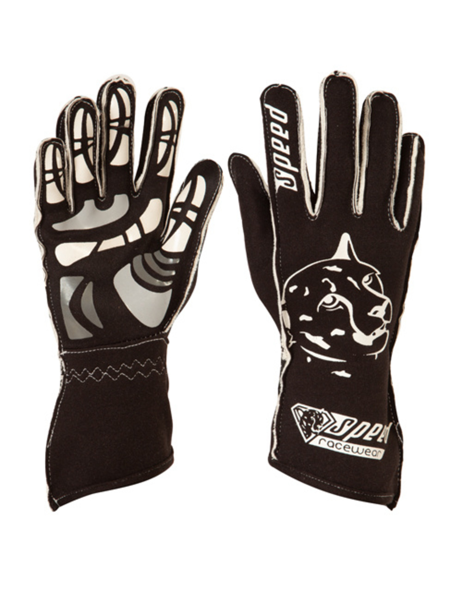 Speed Racewear Speed gloves melbourne G-2 black/ white