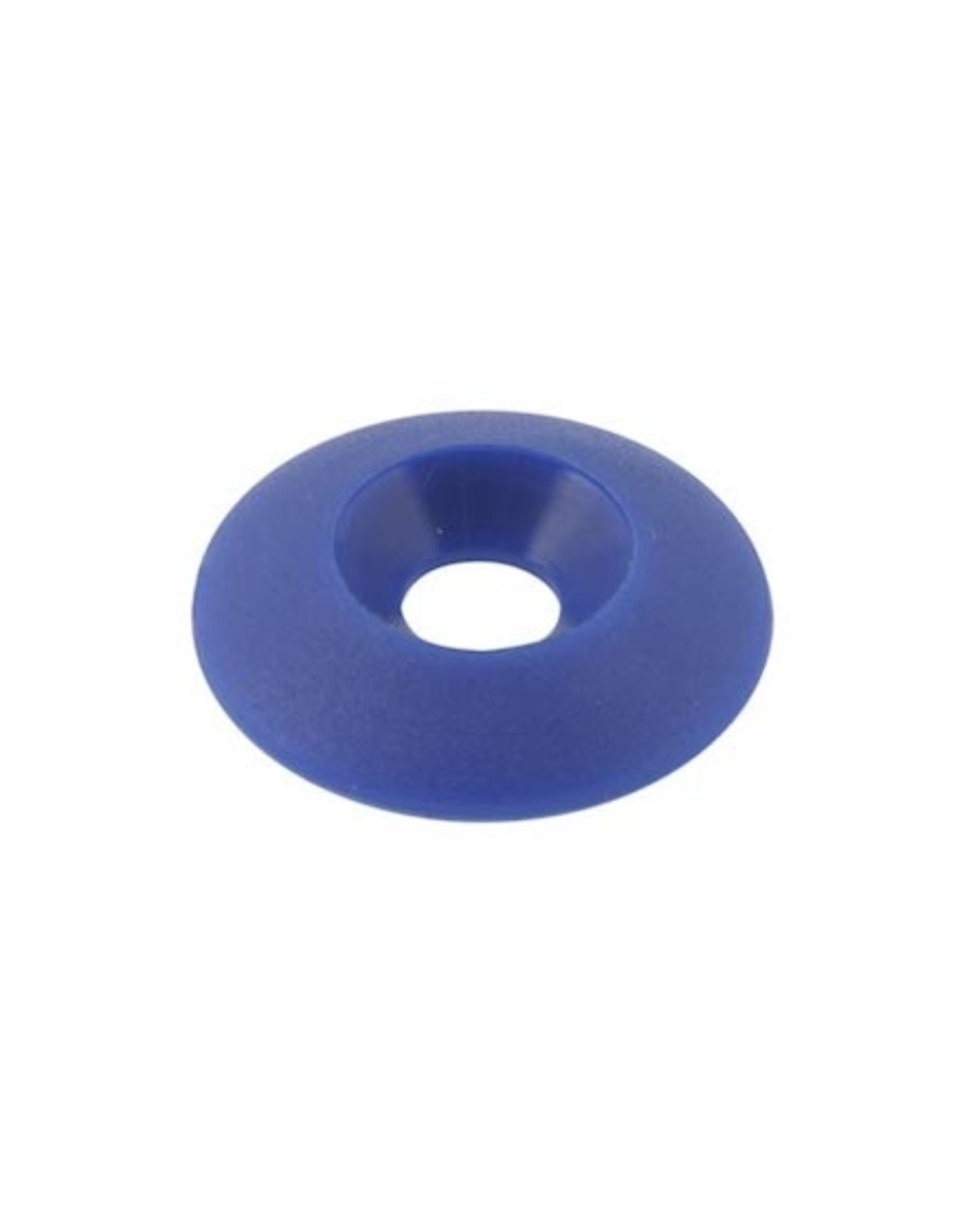 Kartsandparts Plastic verzonken ring M8 Blauw