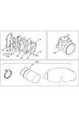 Iame Iame X30 reed block with fiberglass reed plates