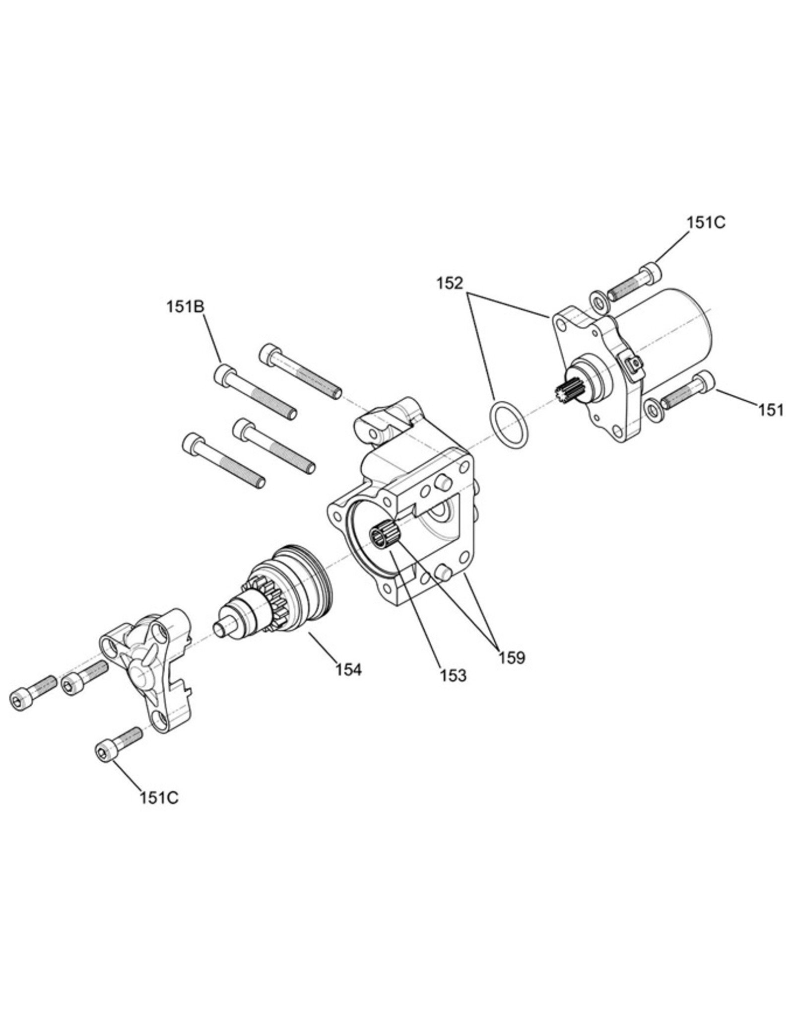 Iame Iame 60CC startmotor support