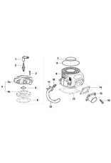 TM TM KZ10C/R1/R2/R3 cilinderkop o-ring (33x29x2,5)