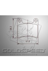 Goldspeed Goldspeed brake pad set IPK/intrepid front