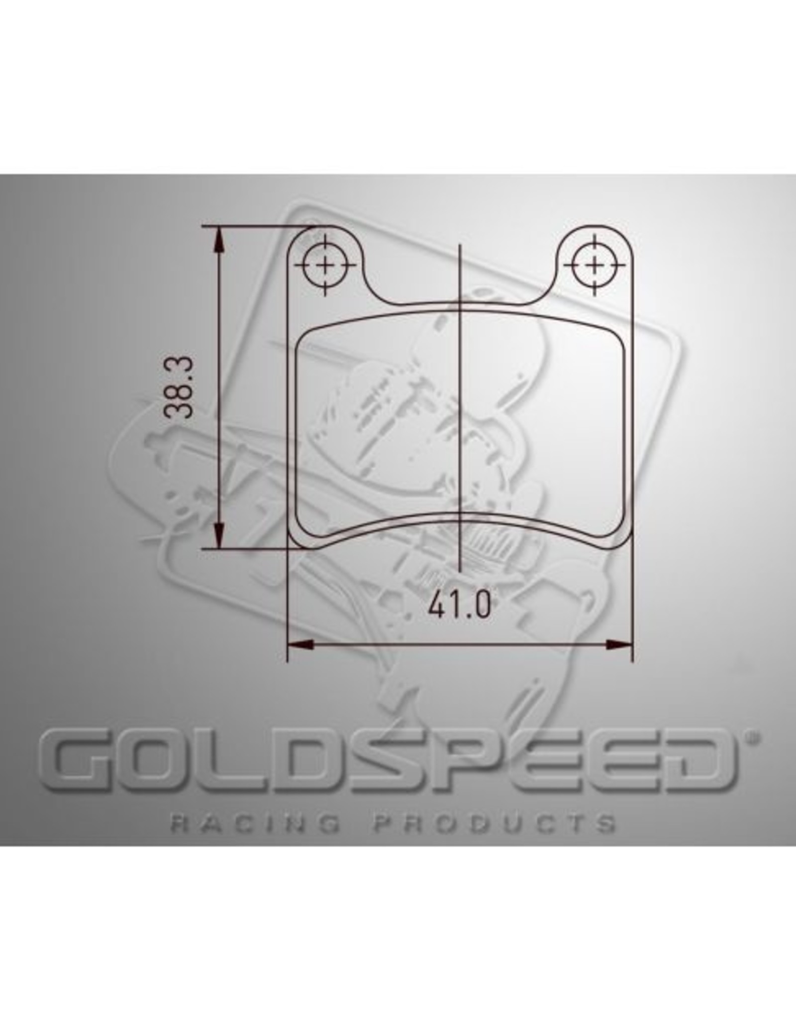 Goldspeed Goldspeed brake pad set IPK/intrepid front