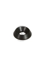 Kartsandparts Aluminium countersunk washer M6 Black