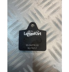 LK Line Lenzo/Luxor rear brake pad OK/OKJ/KZ Hard / Black