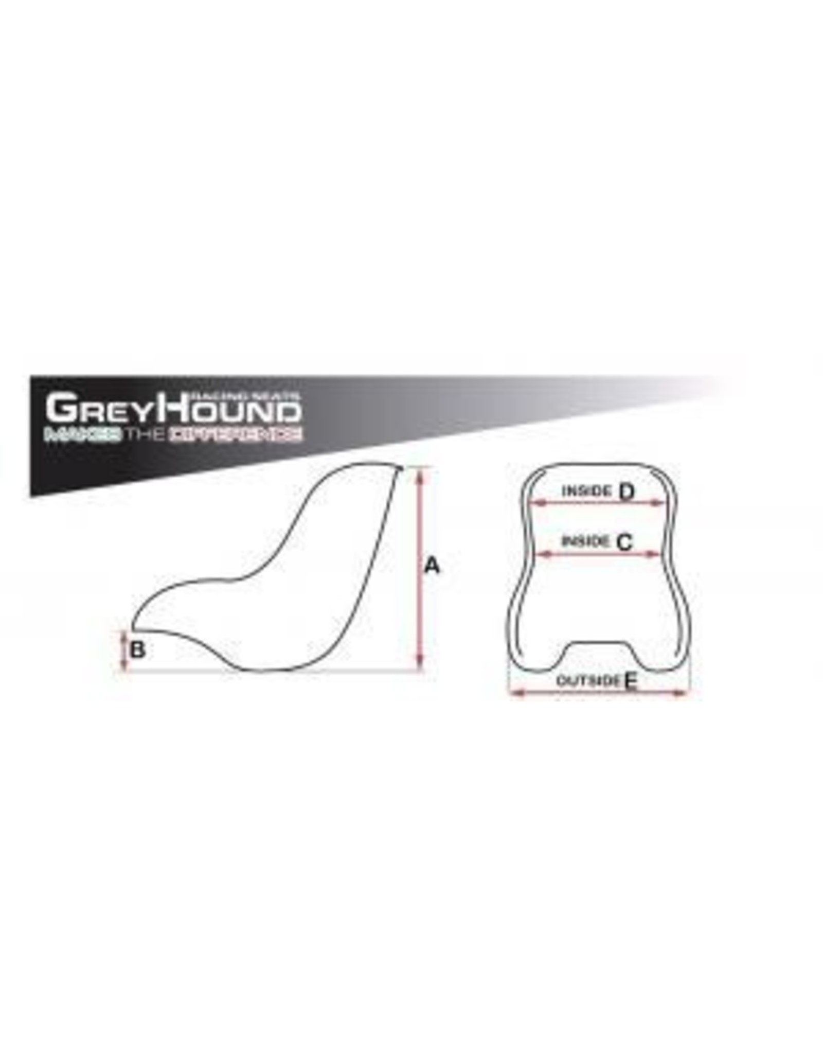 Greyhound Greyhound standard design 2020 kart seat