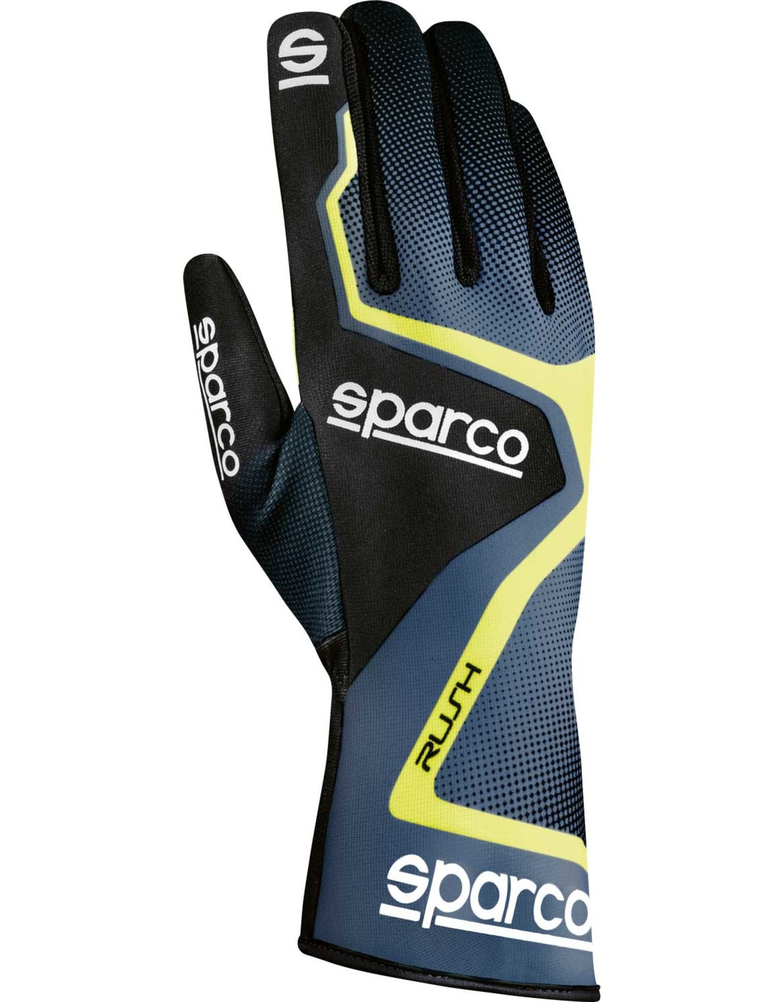 Sparco Sparco Rush kart gloves Grey / Fluo Yellow