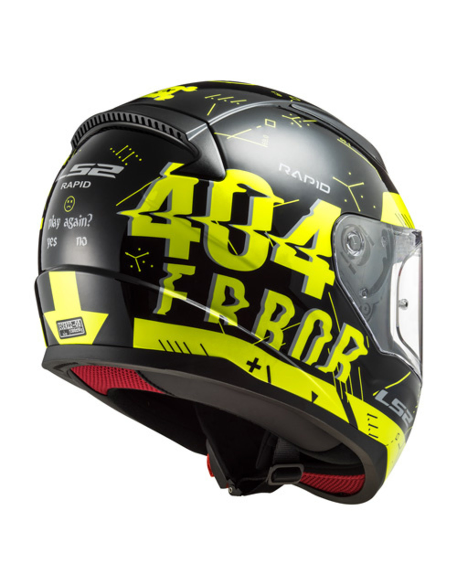 LS2 LS2 FF353 Black/fluo yellow