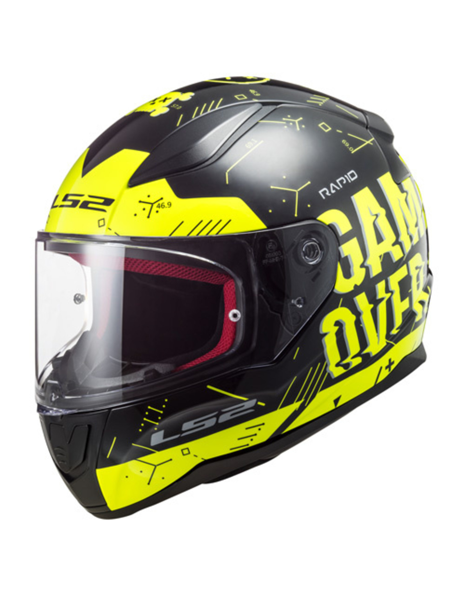 LS2 LS2 FF353 Black/fluo yellow