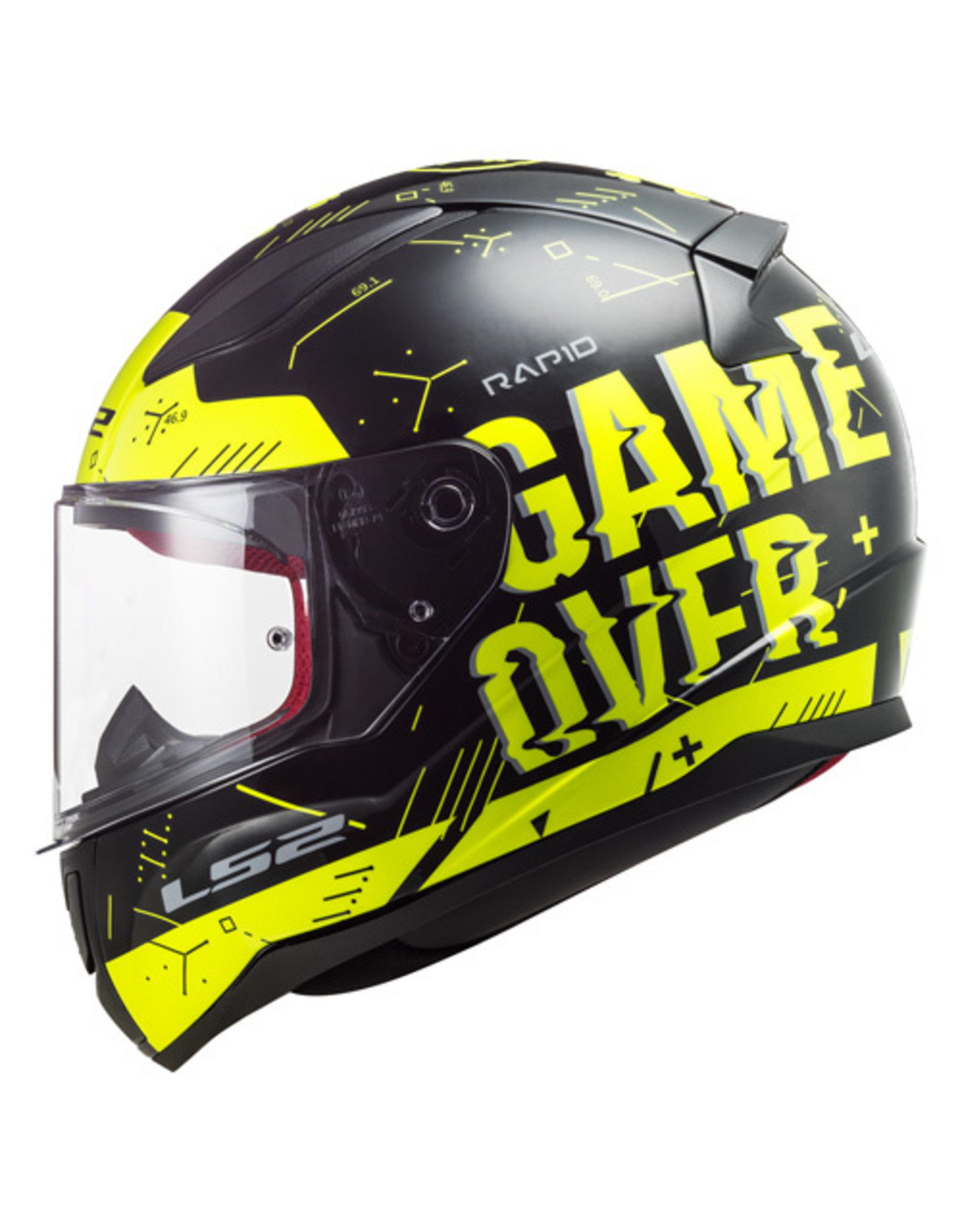 LS2 LS2 FF353 Black/fluo yellow