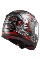 LS2 LS2 FF353 Rapid mini Kids helm Voodoo zwart/rood