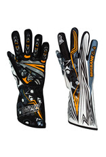 Speed Racewear Speed handschoenen Brisbane G-4 Zwart/ fluor oranje