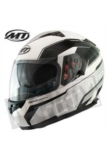 MT Helmets MT Helmets super gloss Black/gray/white