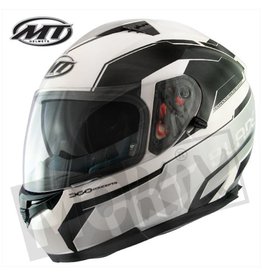 MT Helmets MT Helmets SV super gloss zwart/grijs/wit