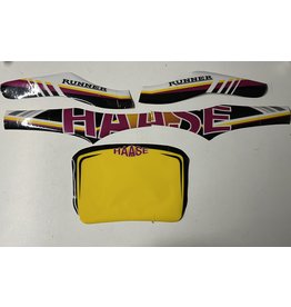 Haase Haase kart stickers rear bumper KG Clob