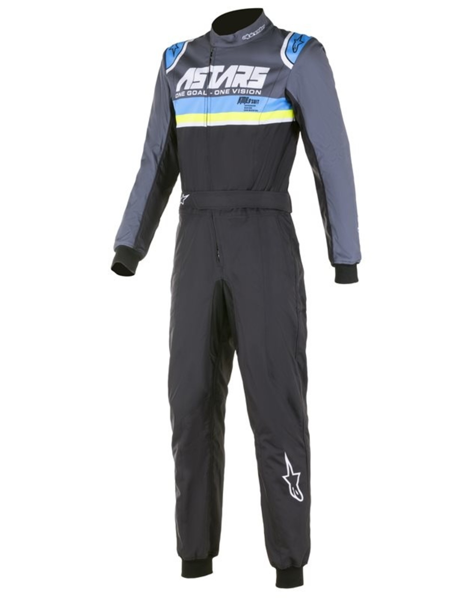 Alpinestars Alpinestars KMX-9 v2 Graphic 4 Black / Cyan / yellow fluo