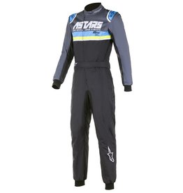 Alpinestars Alpinestars KMX-9 v2 Graphic 4 Black / Cyan / yellow fluo