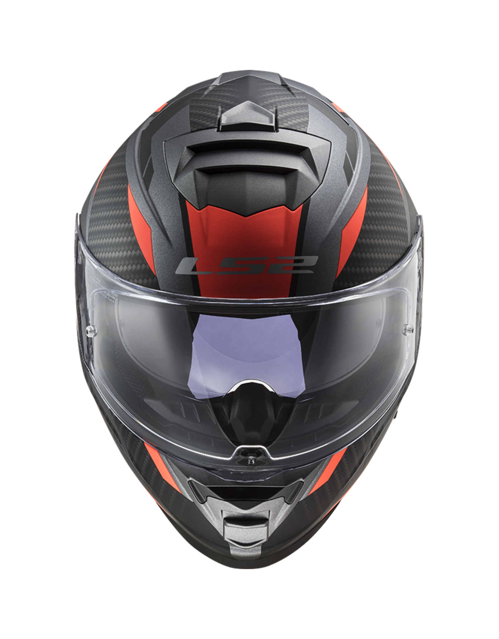 LS2 LS2 FF800 Storm II racer Matt titanium fluor oranje