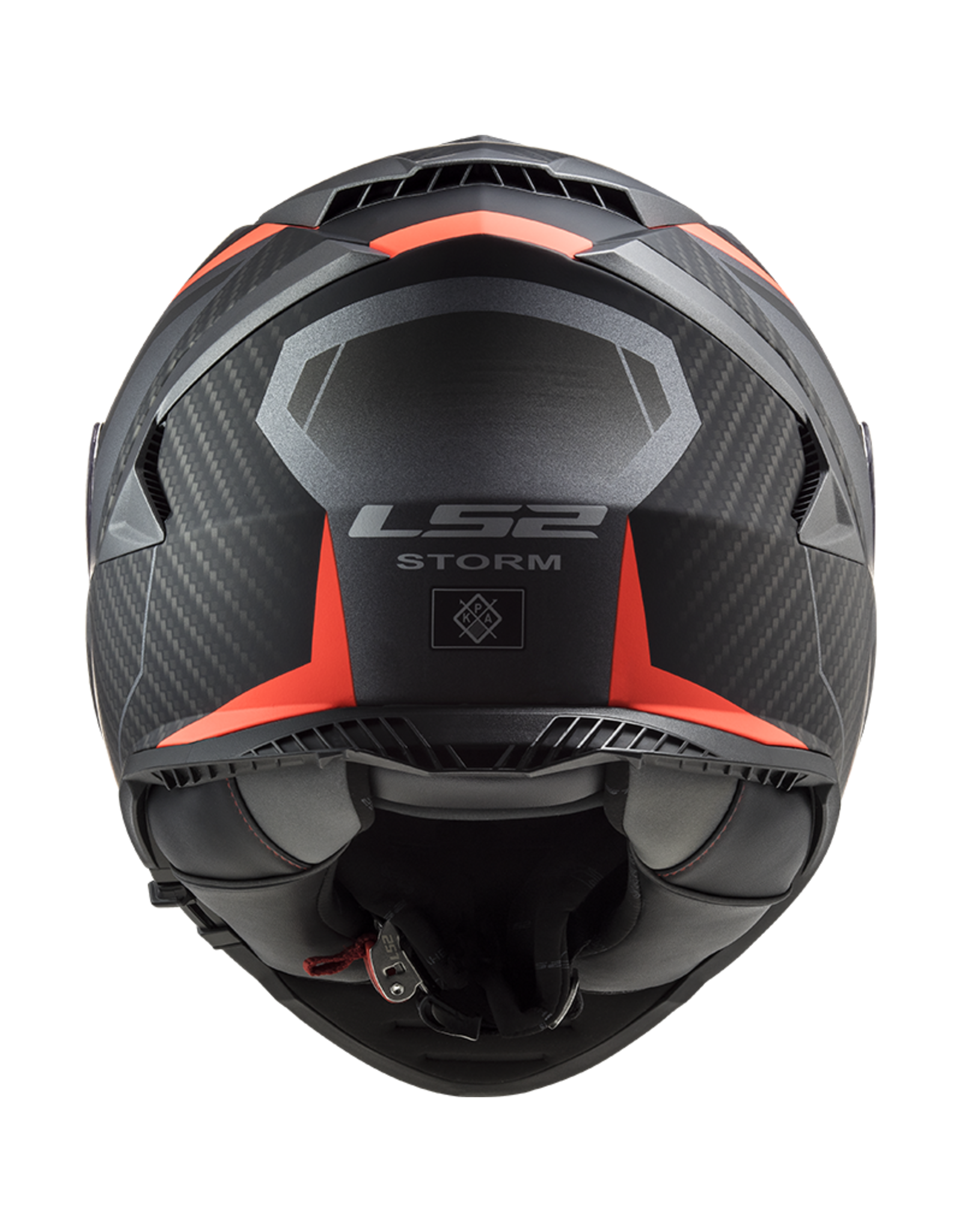 LS2 LS2 FF800 Storm II racer Matt titanium fluor oranje