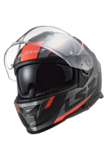 LS2 LS2 FF800 Storm II racer Matt titanium fluor oranje