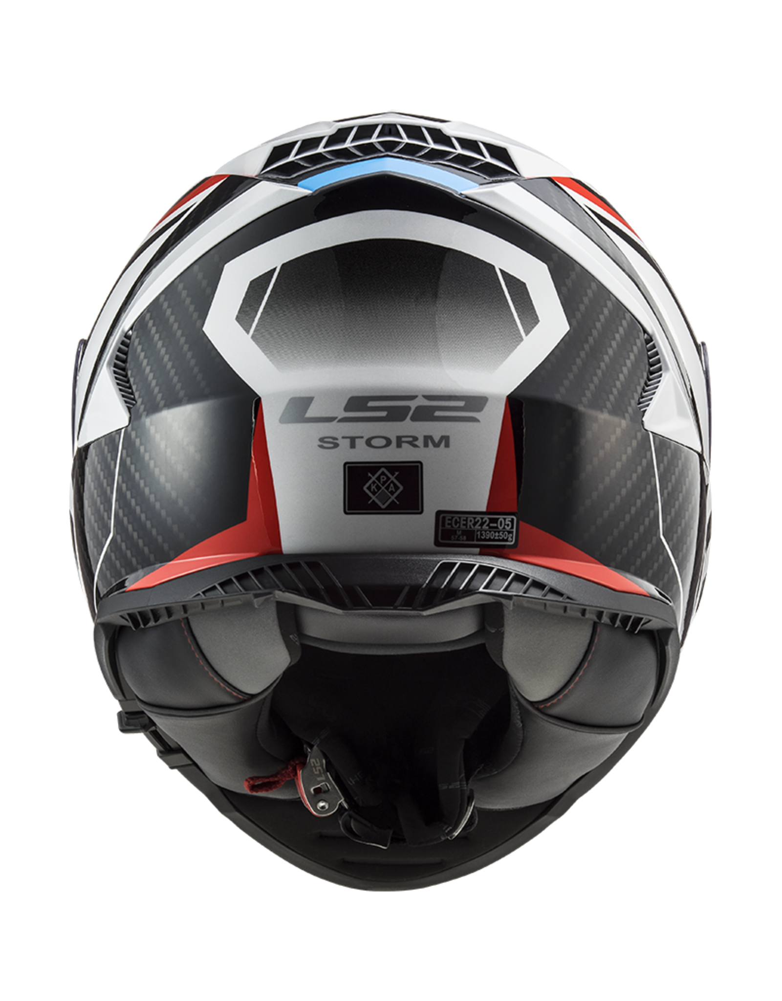 LS2 LS2 FF800 Storm II racer glans blauw / rood / wit