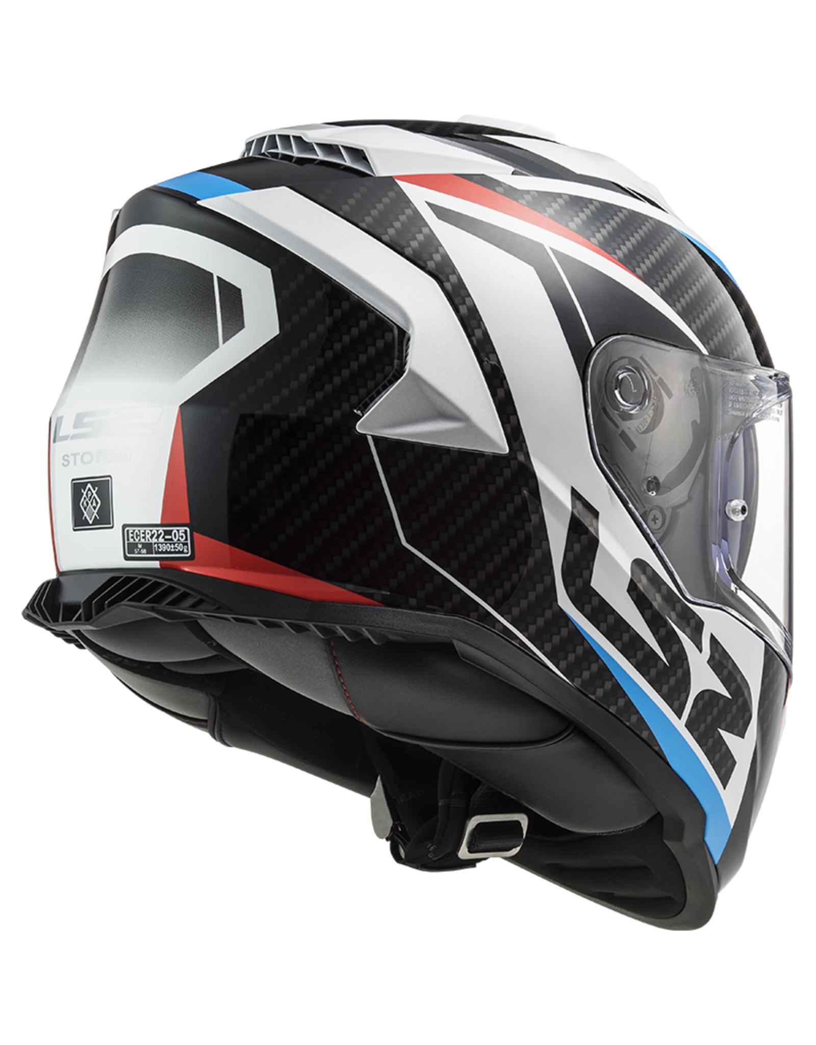 LS2 LS2 FF800 Storm II racer glans blauw / rood / wit