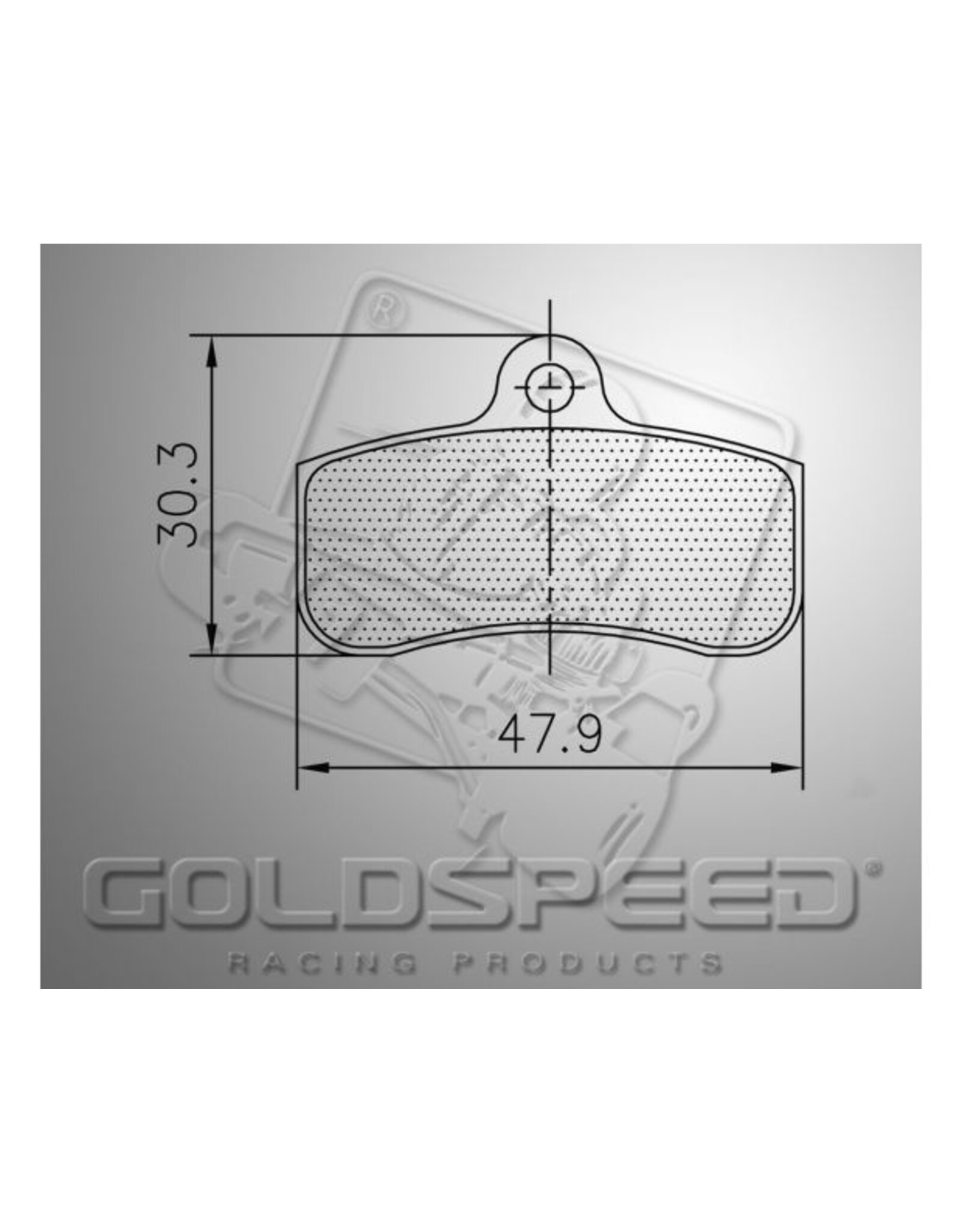 Goldspeed Goldspeed brake pad set Sodi Kart front