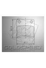 Goldspeed Goldspeed brake pad set Parolin min / falcon / KR